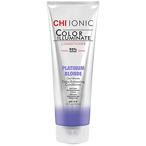 CHI Ionic Color Illuminate Conditioners - 95% Natural. Sulfate, Paraben and Gluten Free - 8.5 oz