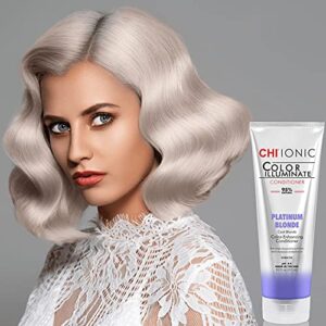 CHI Ionic Color Illuminate Conditioners - 95% Natural. Sulfate, Paraben and Gluten Free - 8.5 oz