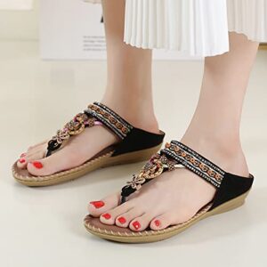 Platform Sandals Black Goth,Women's Platform Sandals Wedge Ankle Strap Open Toe Sandals Espadrille Heels Sandals Concise Casual Summer Shoes