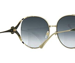 Gucci GG0225S Sunglasses Gold w/Grey Gradient Lens 63mm 001 GG0225/S GG 0225/S GG 0225S