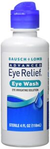 bausch & lomb advanced eye relief eye wash, 4 fl oz, pack of 3