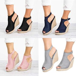 Masbird Sandals for Women Flat Women's Sexy Crystal Gladiator Sandals Platform Summer Casual Beach Slippers Shoes