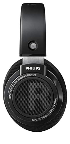 PHILIPS SHP9500 HiFi Precision Stereo Over-Ear Headphones (Black)