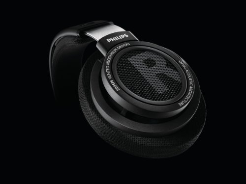 PHILIPS SHP9500 HiFi Precision Stereo Over-Ear Headphones (Black)