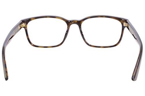 Gucci Gucci-Logo GG0749O 005 Eyeglasses Men's Havana Full Rim Optical Frame 55mm