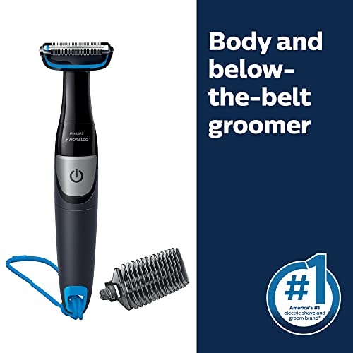 Philips Norelco Bodygroom Series 1100, Showerproof Body Hair Trimmer and Groomer for Men, BG1026/60