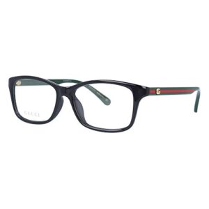 gucci gg0720oa 006 eyeglasses women’s black/green/red optical frame 54mm