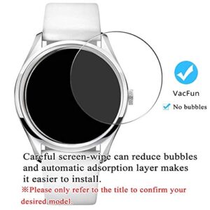 Synvy [3 Pack] Tempered Glass Screen Protector, Compatible with Gucci YA1264065A 9H Film Smartwatch Smart Watch Protectors
