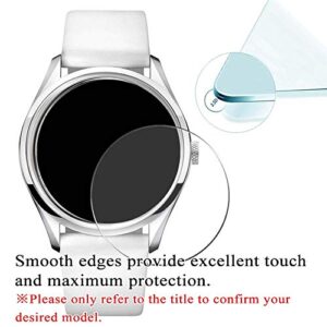 Synvy [3 Pack] Tempered Glass Screen Protector, Compatible with Gucci YA1264065A 9H Film Smartwatch Smart Watch Protectors