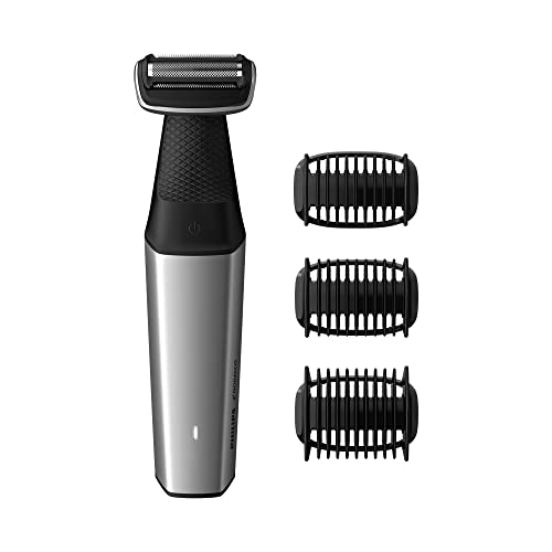 Philips Norelco Bodygroom Series 5000 Showerproof Body Trimmer for Men with Back Attachment, BG5025/40