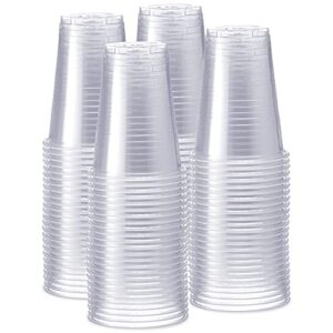 [240 count – 16 oz.] clear disposable plastic cups – cold party drinking cups