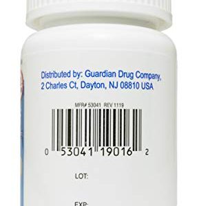 Guardian Mucus Relief, 600mg Guaifenesin 12 Hour Extended Release, Chest Congestion Expectorant (100 Count Bottle)