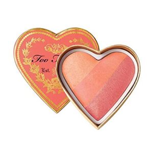 too faced sweethearts perfect flush blush in sparkling bellini 0.19 oz