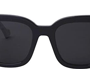 Gucci Women's Oversized Square Sunglasses, Shiny Black, One Size