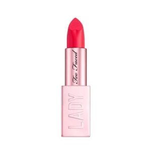 too faced lady bold em-power pigment lipstick – unafraid 08