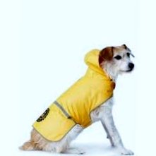 old navy doggy rain slicker, dog raincoat (xs)