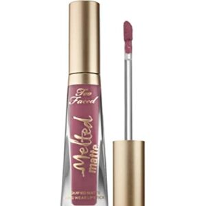 Too Faced Melted Matte Liquified Matte Long Wear Lipstick - Queen B - Full Size