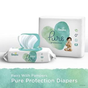 Pampers Aqua Pure Sensitive Baby Wipes 1X Pop-Top 56 Count