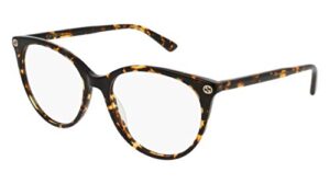 eyeglasses gucci gg 0093 o- 002 002 avana / avana, 53/17/140