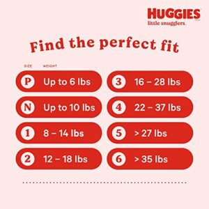 Baby Diapers Size 1 (8-14 lbs), 84ct, Huggies Little Snugglers Newborn Diapers