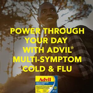 Advil Multi Symptom Cold and Flu Medicine, Cold Medicine for Adults with Ibuprofen, Phenylephrine HCL and Chlorpheniramine Maleate - 50 Coated Tablets