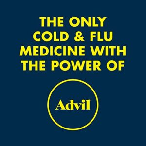 Advil Multi Symptom Cold and Flu Medicine, Cold Medicine for Adults with Ibuprofen, Phenylephrine HCL and Chlorpheniramine Maleate - 50 Coated Tablets