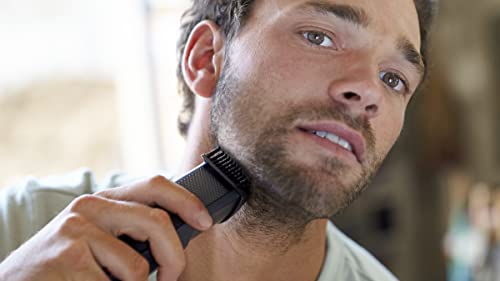 Philips Norelco Beard Trimmer and Hair Clipper, Cordless Grooming, Rechargeable, Adjustable Length, Beard Trimmer and Hair Clipper, No Blade Oil Needed, BT3210/41