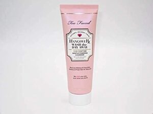 too faced hangover wash the day away pore-purifying gentle foaming cleanser