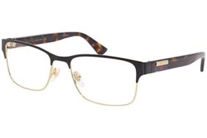 gucci gg0750o dark havana 56/18/150 men eyewear frame