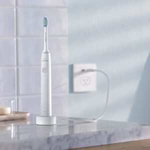 Philips Sonicare 1100 Electric Rechargeable Power Toothbrush, White Grey HX3641/02