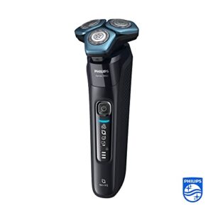 Philips Series 7000 Shaver — Wet and Dry Electric Shaver, Beard, Stubble and Moustache Trimmer with SkinIQ Technology, Black