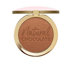 too faced natural chocolate bronzer cocoa – infused healthy glow bronzer caramel cocoa