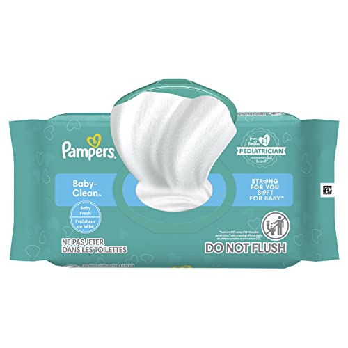 Pampers Baby Wipes Baby Fresh Scented 1X Pop-Top Packs 72 Count