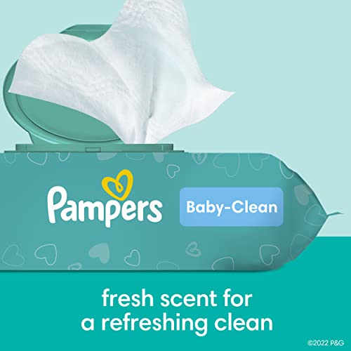 Pampers Baby Wipes Baby Fresh Scented 1X Pop-Top Packs 72 Count