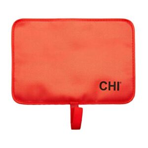 Chi Air Ca1038 Texture Tourmaline Ceramic Curling Iron 1 1/2 Inch, , Fire Red
