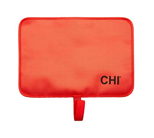 Chi Air Ca1038 Texture Tourmaline Ceramic Curling Iron 1 1/2 Inch, , Fire Red