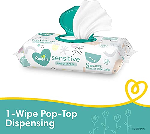 Diapers Size 6, 108 Count and Baby Wipes - Pampers Swaddlers Disposable Baby Diapers and Water Baby Wipes Sensitive Pop-Top Packs, 336 Count (Packaging May Vary)