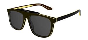 gucci gg1039s black/grey 58/16/145 men sunglasses