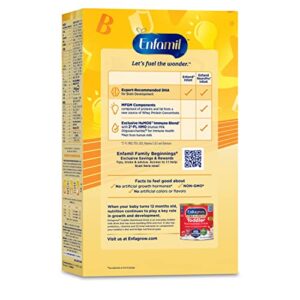 Enfamil NeuroPro Baby Formula, Triple Prebiotic Immune Blend with 2'FL HMO & Expert Recommended Omega-3 DHA, Inspired by Breast Milk, Non-GMO, Refill Box, 31.4 Oz (Packaging May Vary)