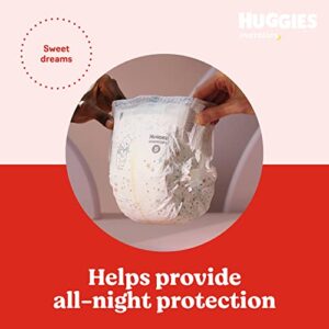 Overnight Diapers Size 6 (35+ lbs), Huggies Overnites Nighttime Baby Diapers, 42 Diapers (Pack of 2), Total 84 Ct