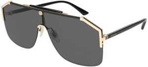 gucci gg0291s 100% authentic mens sunglasses gold 001