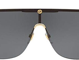 Gucci gg0291s 100% Authentic Mens Sunglasses Gold 001