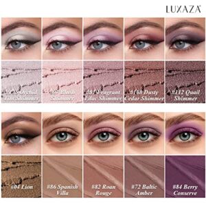 LUXAZA 10PCS Eyeshadow Stick Set, Shimmer And Neutral Brown Metallic Eye Shadow sticks,Cream Eyeshadow Pencil Crayon with Smudge-proof & Waterproof,Eye Brightener Stick Makeup Sets