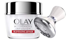 face mask by olay magnemasks infusion – korean skin care inspired deep hydration, rejuvenating face mask for fine lines & sagging skin – starter kit