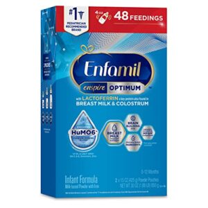 enfamil enspire infant formula with immune-supporting lactoferrin, brain building dha, 5 nutrient benefits in 1 formula, our closest formula to breast milk, non-gmo, powder refill box, 30 oz
