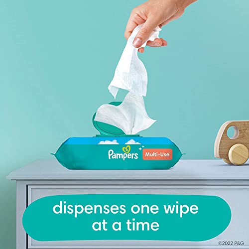 Pampers Baby Wipes Multi-Use Clean Breeze 3X Pop-Top Packs 168 Count