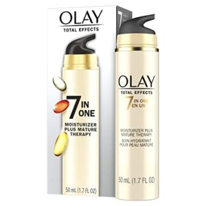 olay total effects 7-in-1 face moisturizer plus mature therapy, beige, 1.7 fl oz