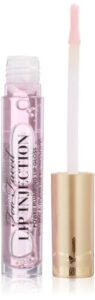 too faced lip injection power plumping lip gloss for women, 0.14 ounce