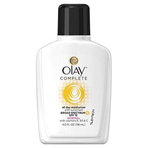 olay complete all day moisturizer with broad spectrum spf 15 normal, 4.0 fl oz