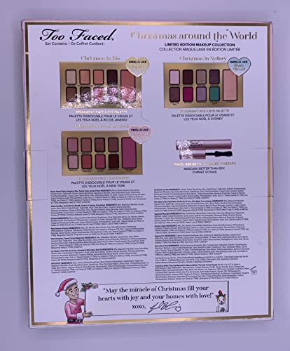 Too Faced Christmas Around the World Limited Edition Face and Eye Palettes